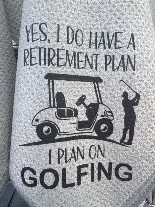 Humorous Golf Towels