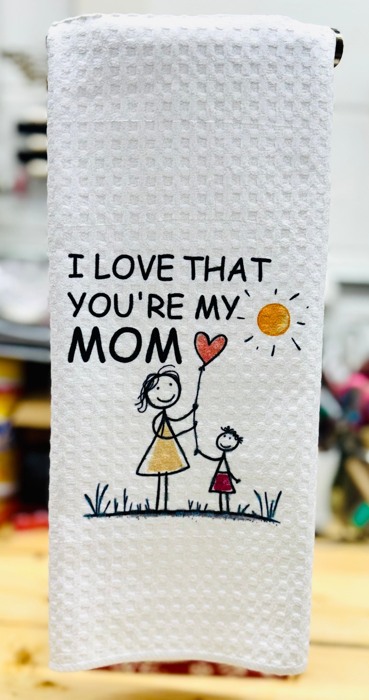 Premium waffle weave kitchen towels